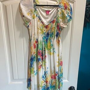 Sunny Leigh Multicolor Floral Kids Dress